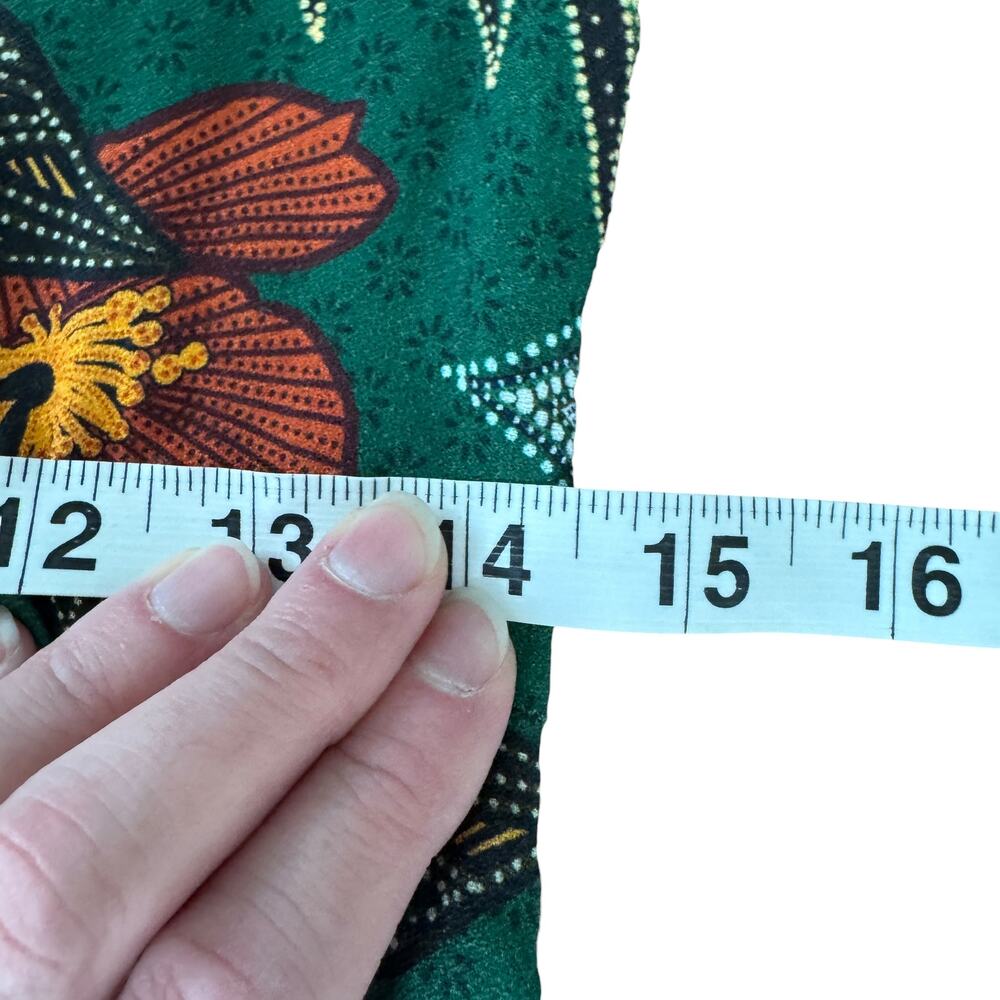 Farm Rio x Anthropologie Verdor Maxi Dress Green Floral - Picture 8 of 11